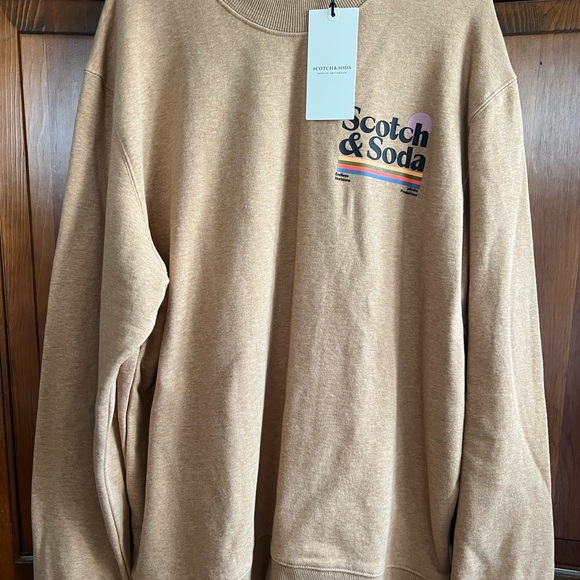 Scotch & Soda Tan Sweater / Crewneck - Picture 2 of 2